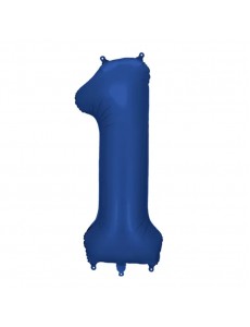 Balão Número 1 Azul Escuro